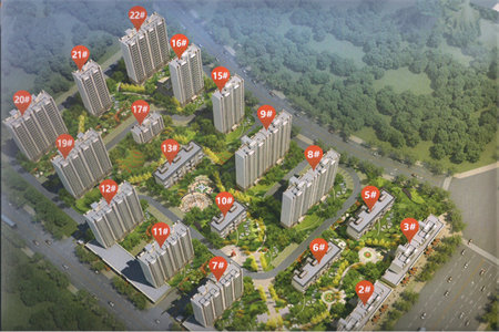 直降五万！领秀城电梯洋房、全天采光、证齐随时看房